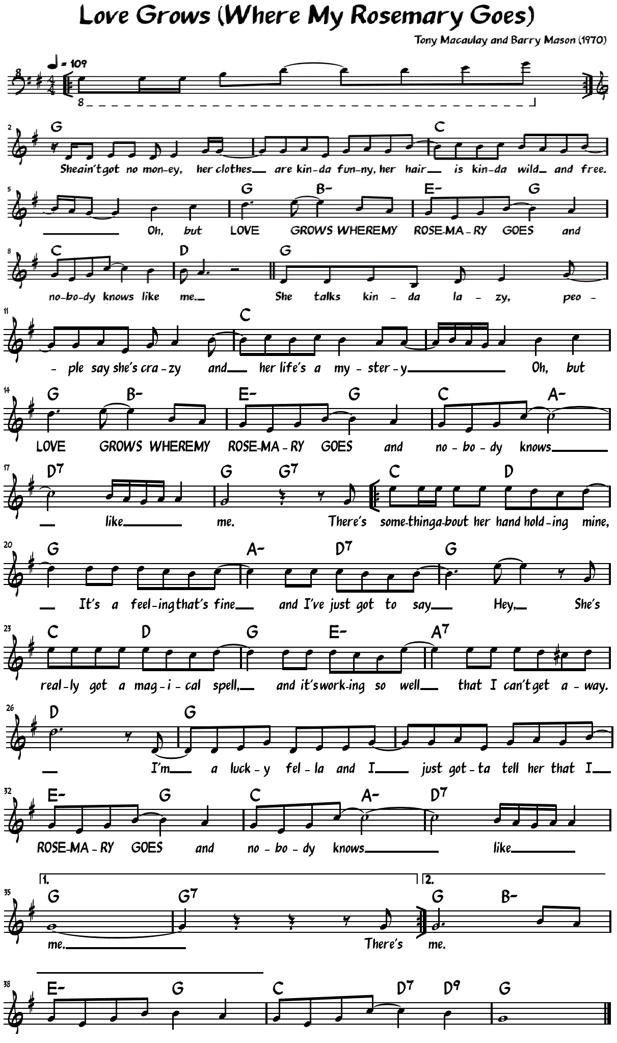 Sheet Music